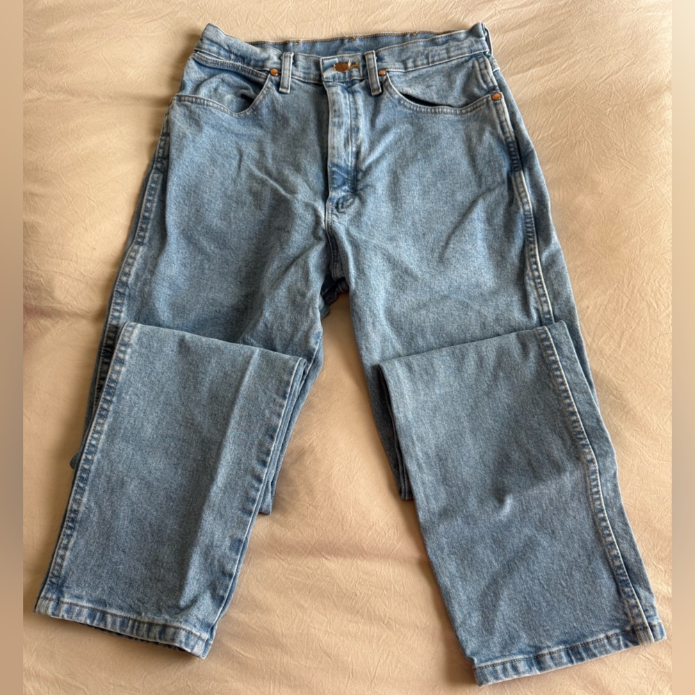 Wrangler Women’s Denim Cowboy Cut Jeans in Light Blue